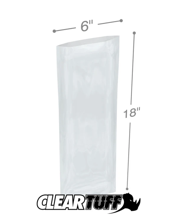 6 x 18 4 mil Poly Bags 6 x 18 4 mil Poly Bags