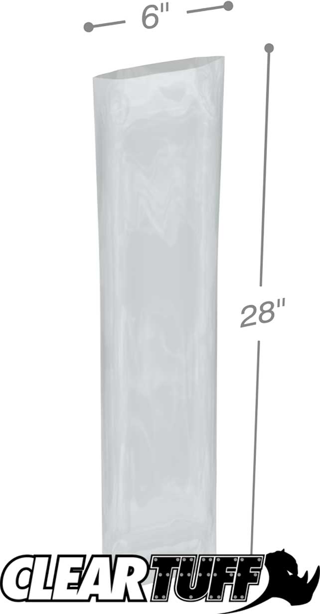 6 x 28 6 mil Poly Bags