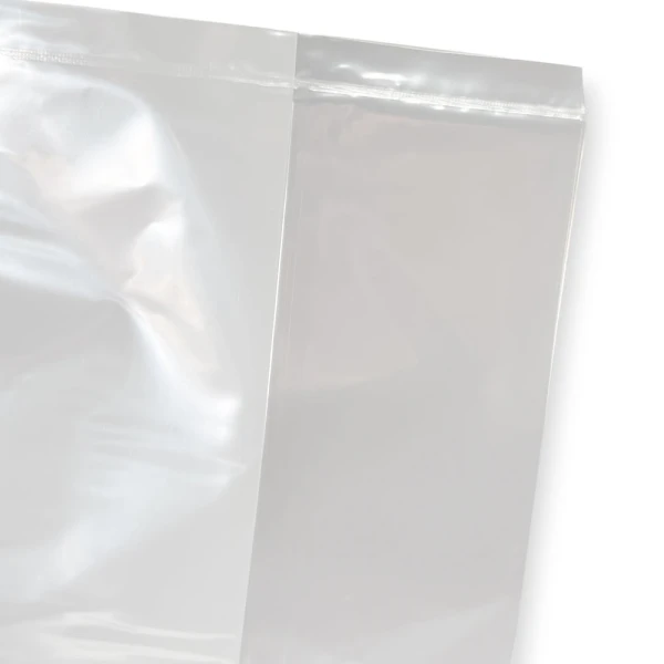 6x3x12 1.5 Mil Gusseted Poly Bags Bottom Seal Bottom Seal of 6 x 3 x 12 .0015 Plastic Gusseted Bags
