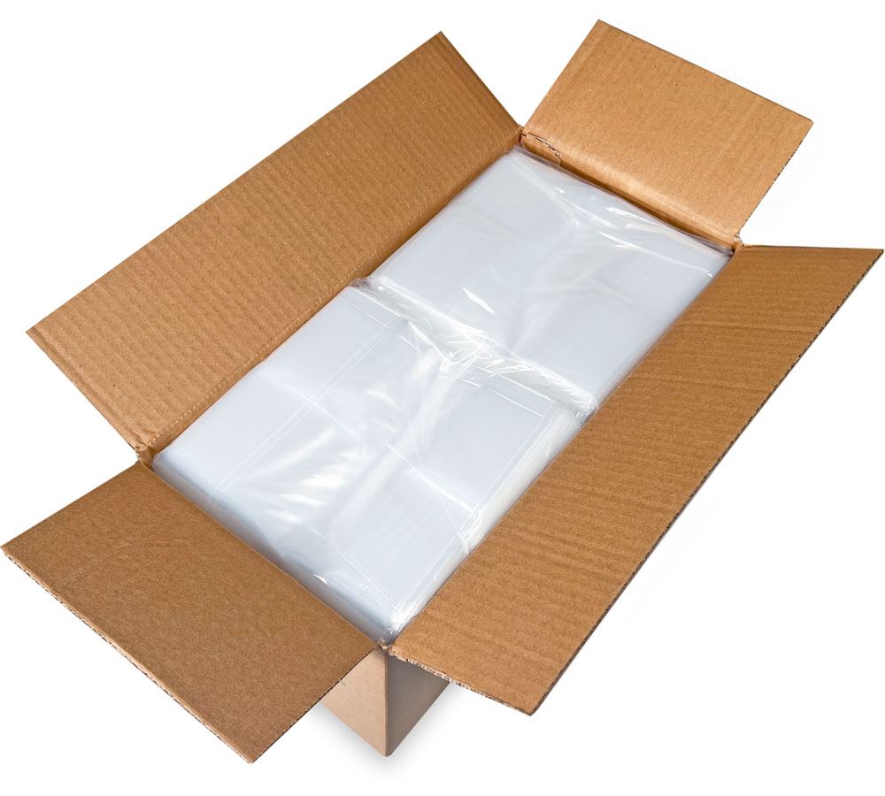 6 x 3 x 12 .0015 Plastic Gusseted Bags Case