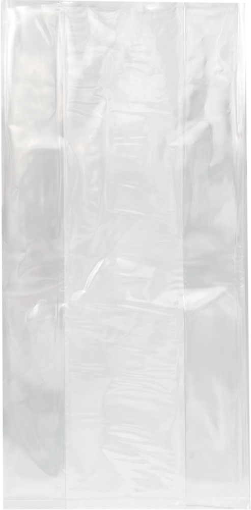 6x3x12 1.5 Mil Gusseted Poly Bags 6 x 3 x 12 .0015 Plastic Gusseted Bags