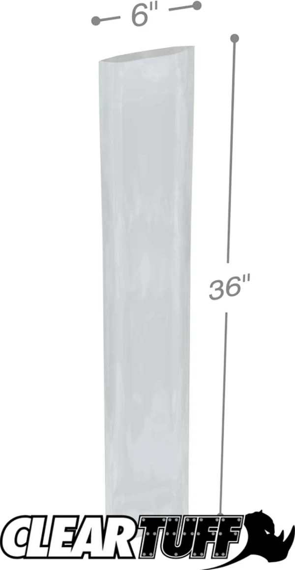 6 x 36 2 mil Poly Bags 6 x 36 2 mil Poly Bags