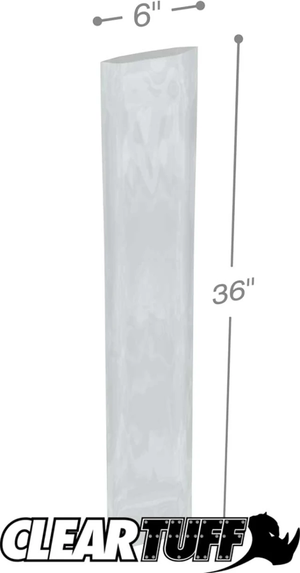 6 x 36 3 mil Poly Bags 6 x 36 3 mil Poly Bags