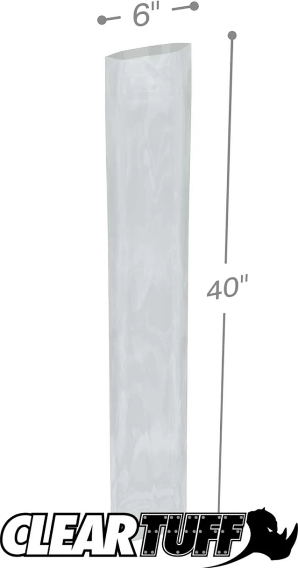 6 x 40 3 mil Poly Bags 6 x 40 3 mil Poly Bags