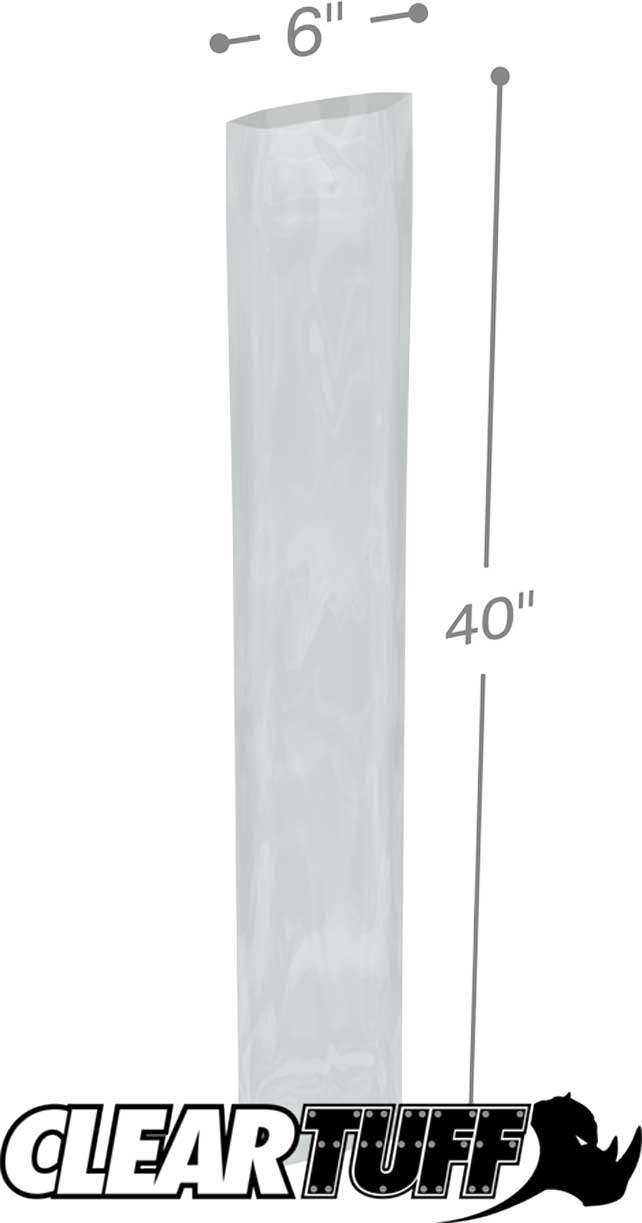 6 x 40 3 mil Poly Bags