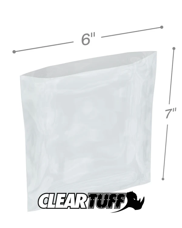 6 x 7 1 mil Poly Bags