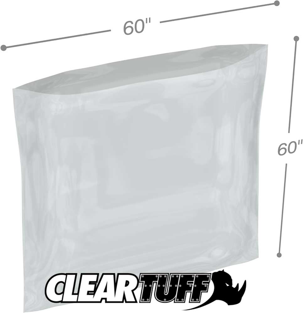 60 x 60 2 mil Poly Bags