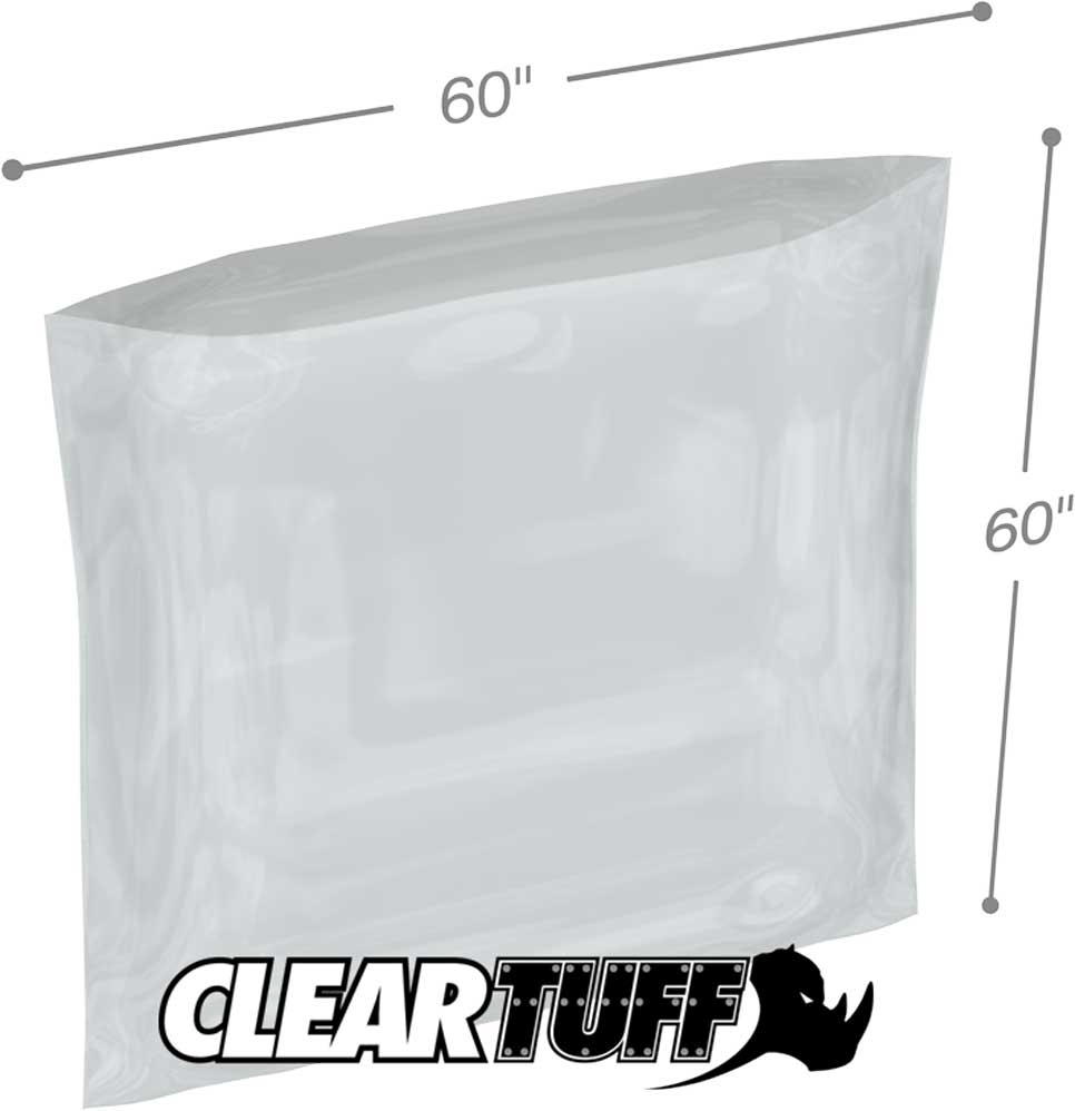 60 x 60 4 mil Poly Bags