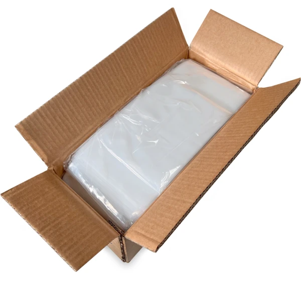 6x28 2 Mil Flat Poly Bags Open Case Open Case of 2 Mil 6 x 28 Poly Bags