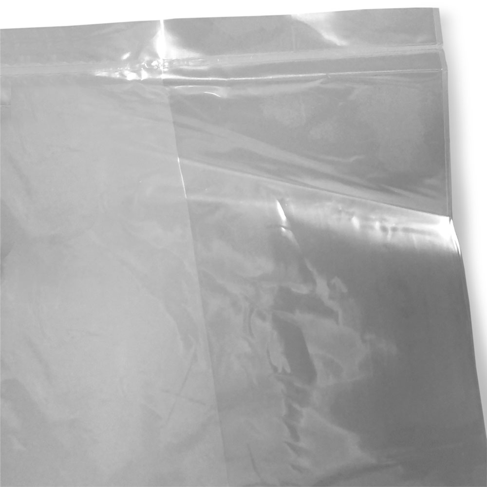 Close Up of 6 x 3 x 15 0.7 mil Food Utility Bags Bottom Seal