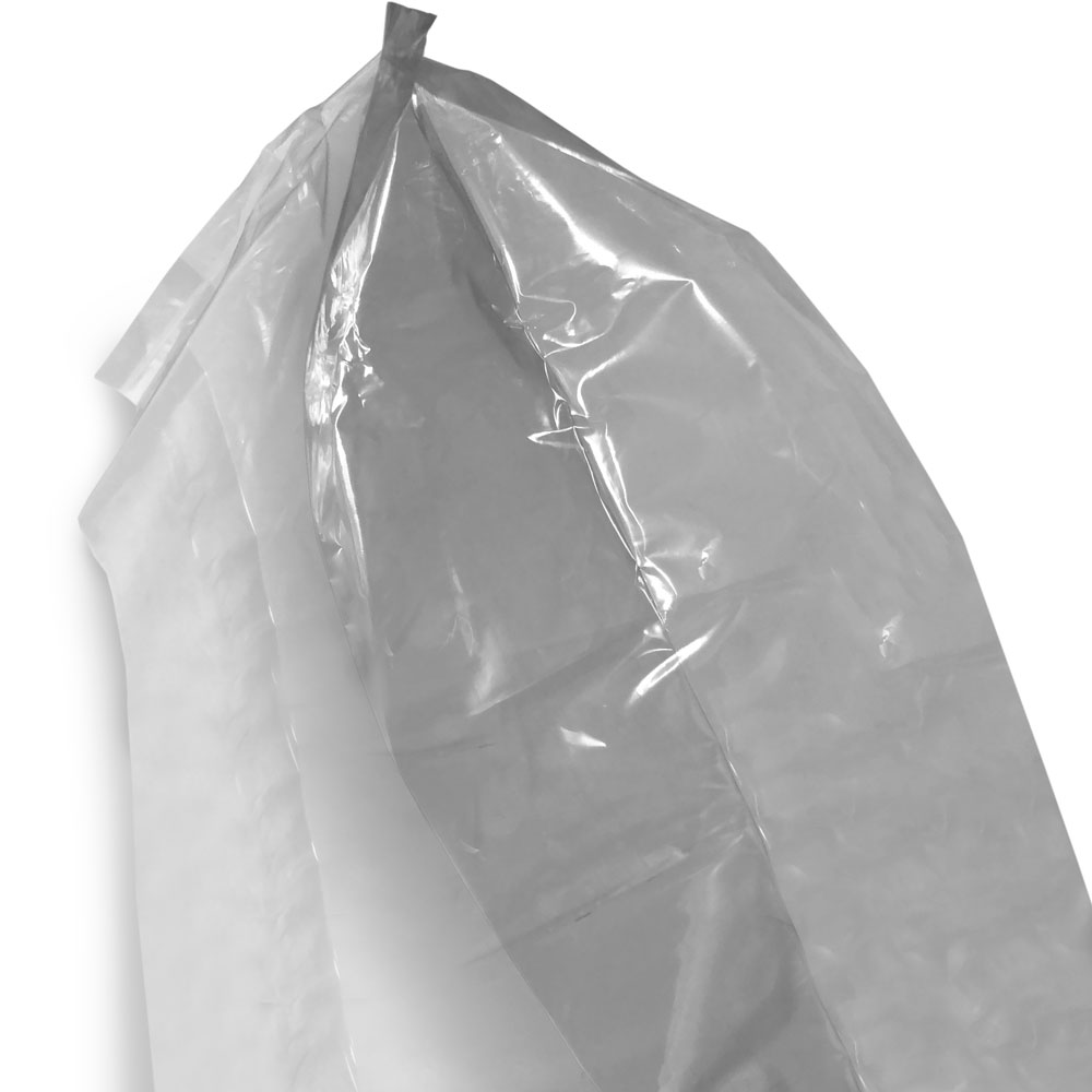 Close up of 6 x 3 x 15 0.7 mil Food Utility Bags Side Gusset