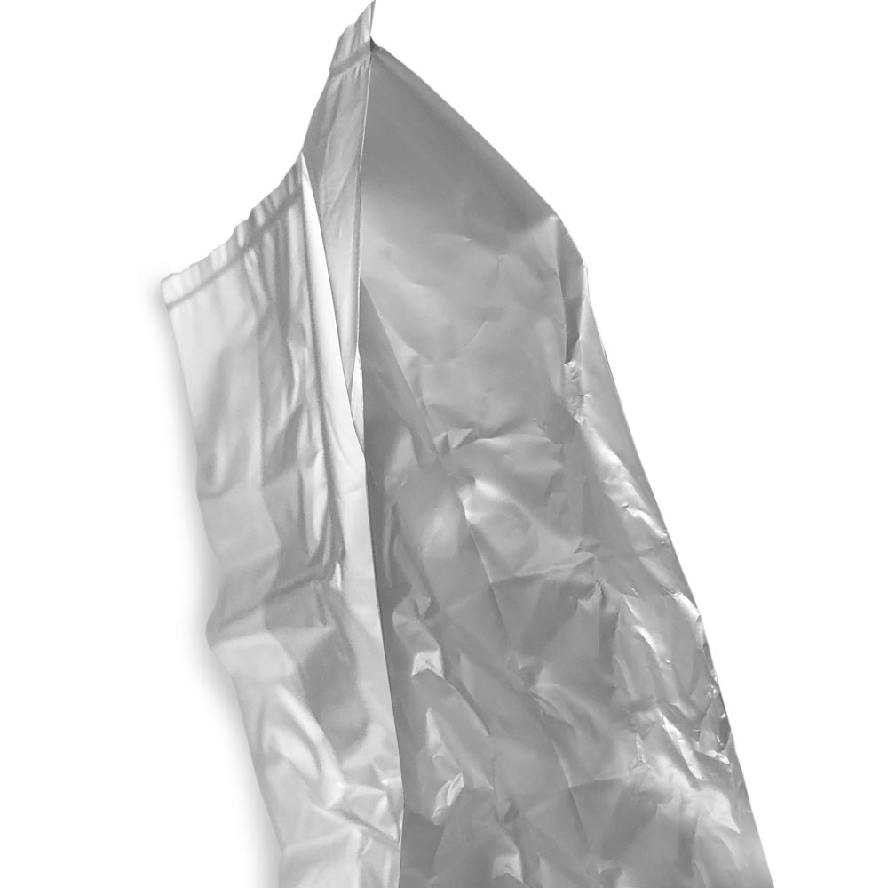 Close up of 6 x 3 x 15 0.9 mil Food Utility Bags Side Gusset