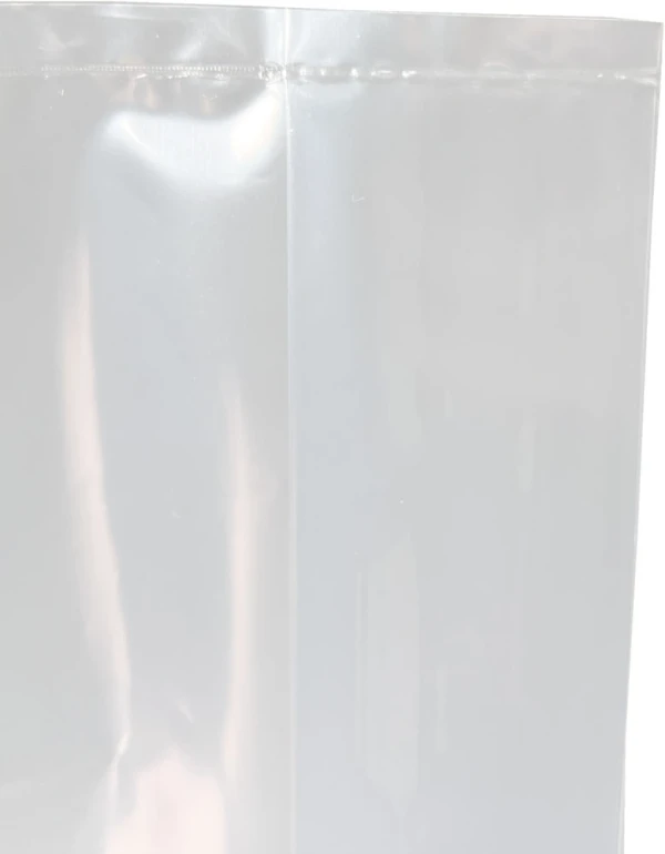 6x3x18 2 Mil Gusseted Poly Bags Bottom Seal Bottom Seal of 6 x 3 x 18 .002 Plastic Gusseted Bags
