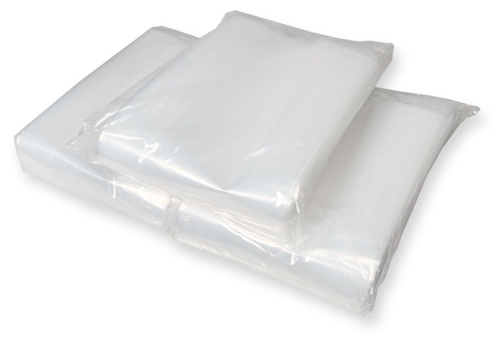 Inner Packs of 6 x 3 x 18 .002 Plastic Gusseted Bags