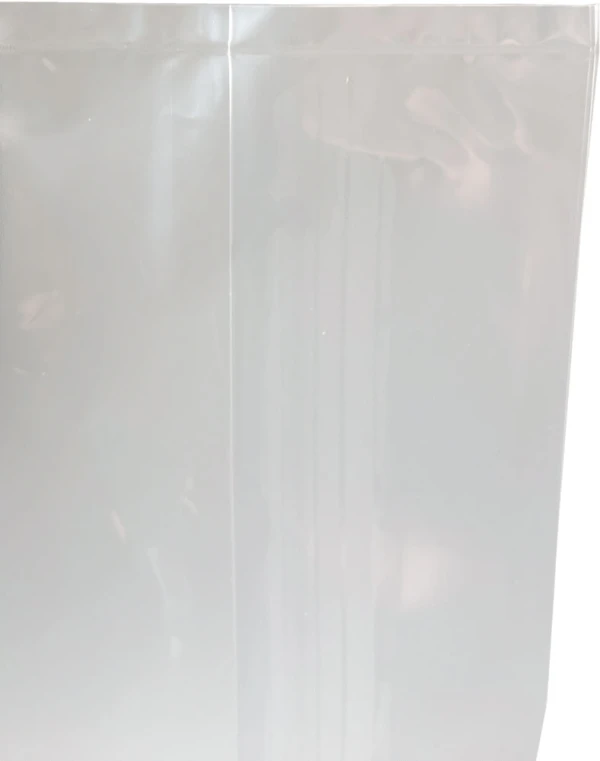 6 x 4 x 15 .0015 Plastic Gusseted Bags Bottom Seal