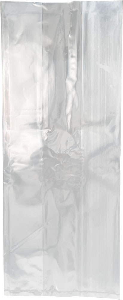 6x4x15 1.5 Mil Gusseted Poly Bags 6 x 4 x 15 .0015 Plastic Gusseted Bags