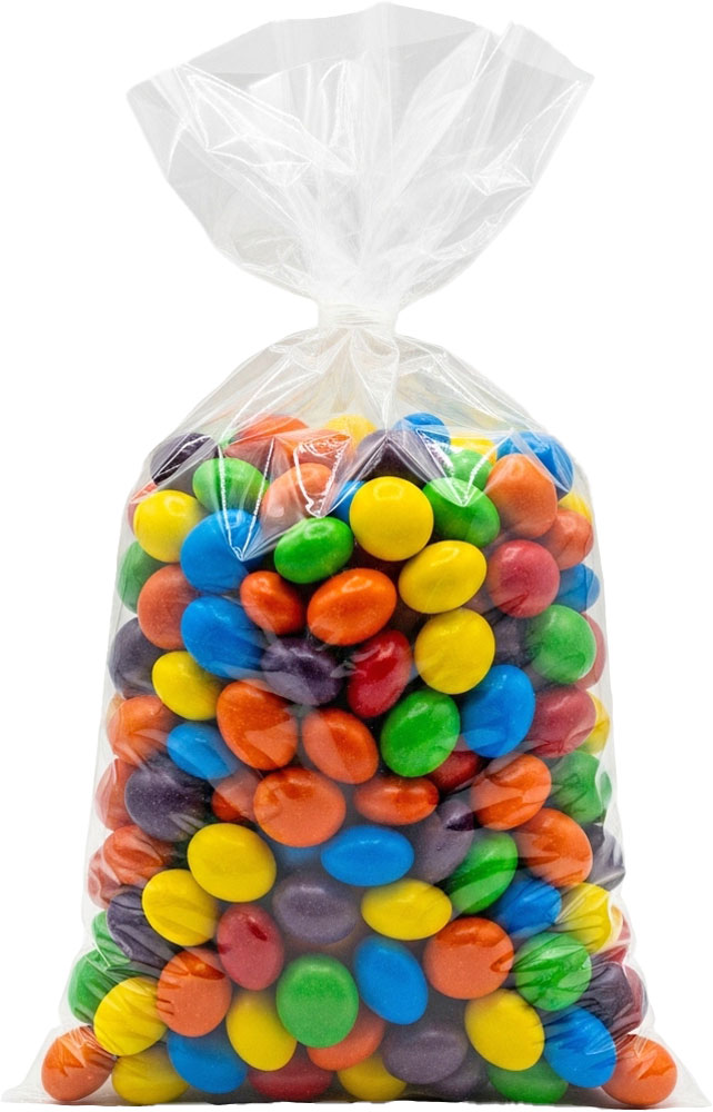 1.25 Mil 6 x 9 Plastic Bags with Candy