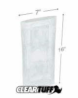 Clear 7 x 16 1 mil Poly Bags