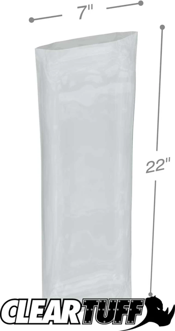 7 x 22 2 mil Poly Bags 7 x 22 2 mil Poly Bags