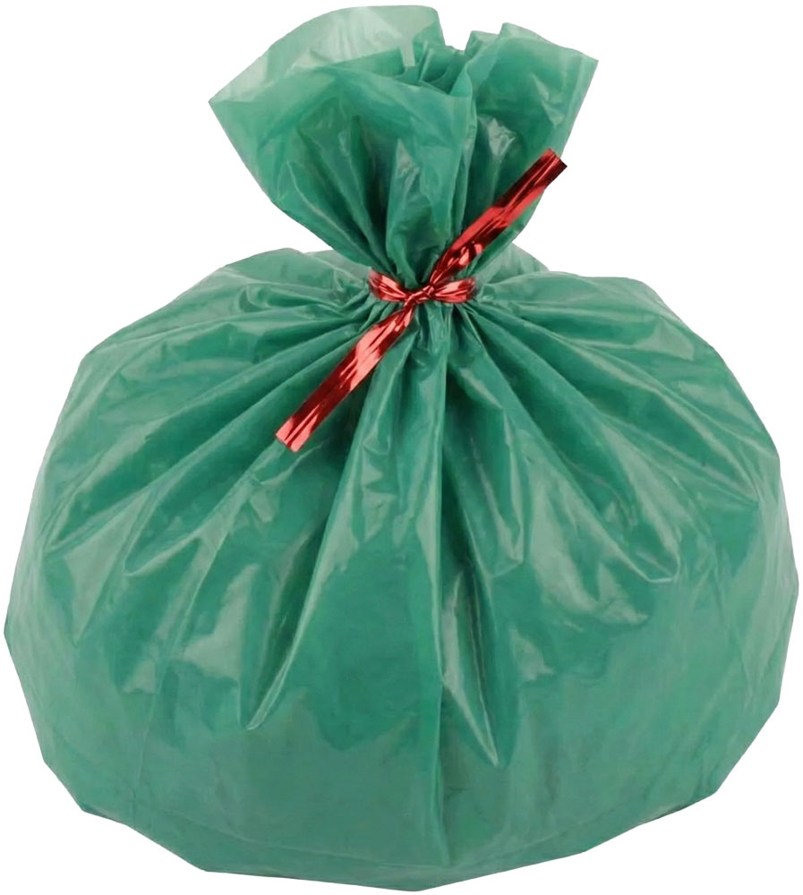 8 in. x 10 in. Green Flat Poly Bags Twist Tie Shut