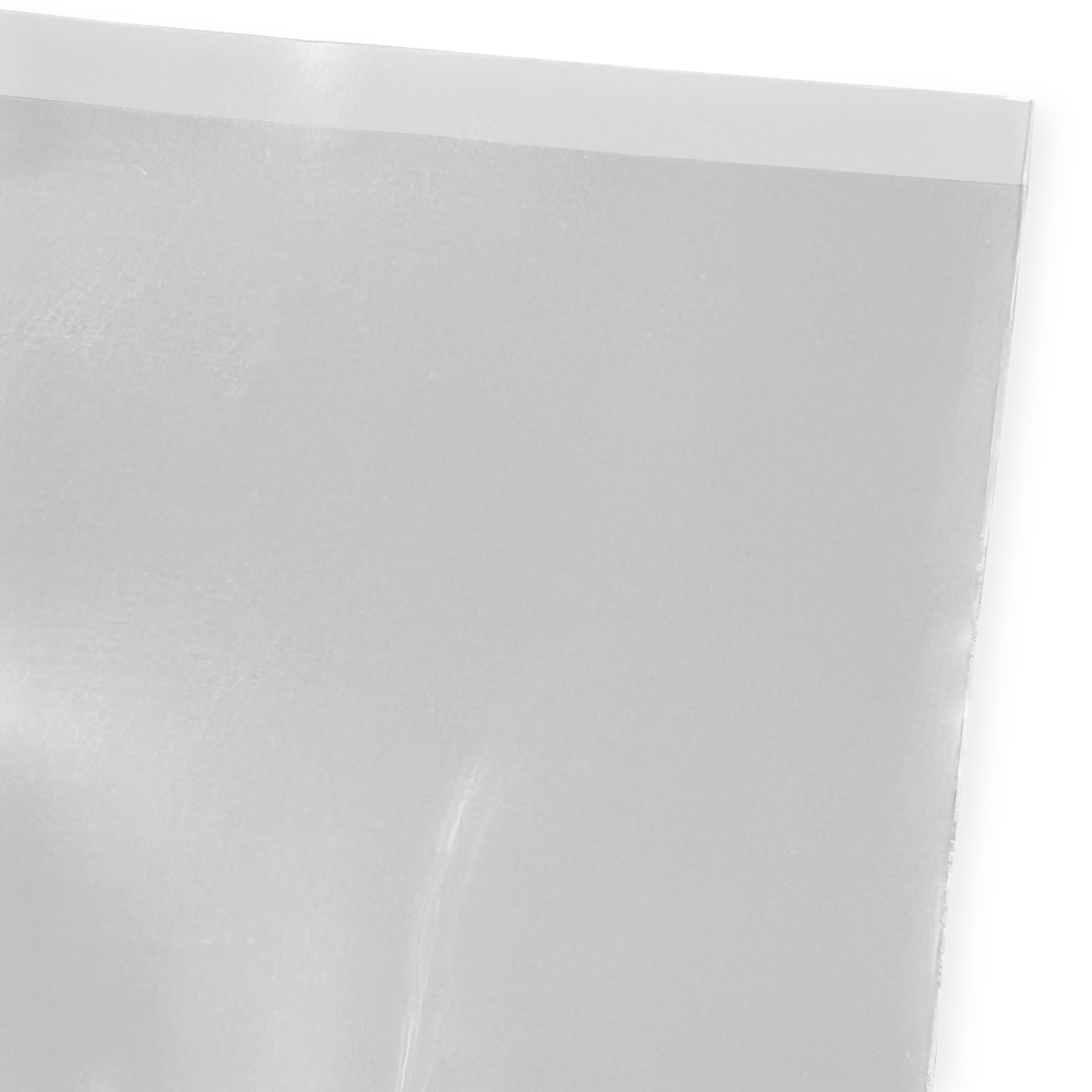 Close up of 8 x 10 4 Mil Flat Poly Bags Lip