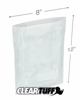 Clear 8 x 12 1.5 mil Poly Bags