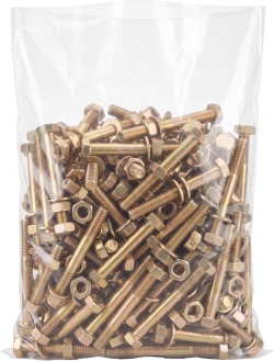 8" x 12" 6 Mil Flat Poly Bags