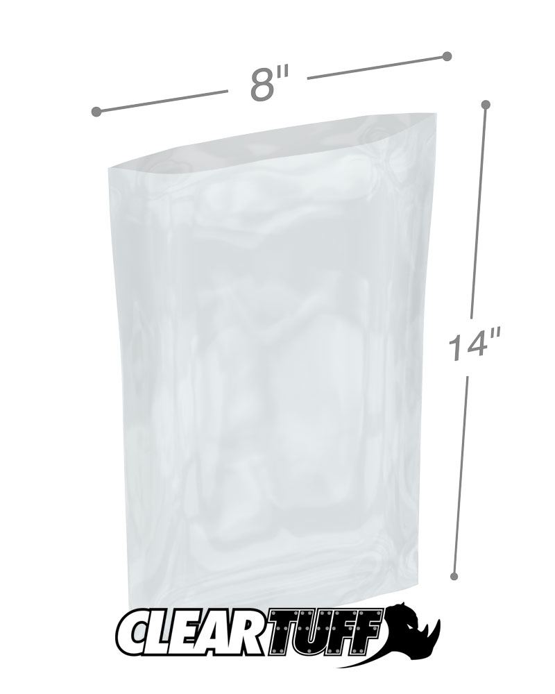 8 x 14 4 mil Poly Bags