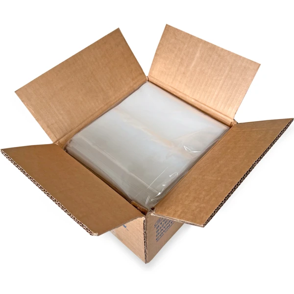 8 x 18 2 Mil Flat Poly Bags Case Case of 2 Mil 8 x 18 Poly Bags