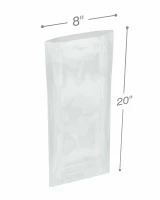 Clear 8 x 20 4 mil Poly Bags