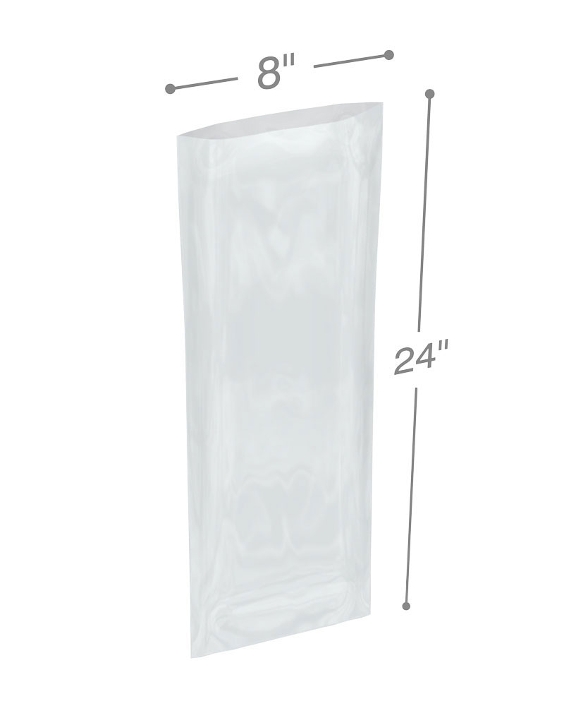 8 x 24 3 mil Poly Bags