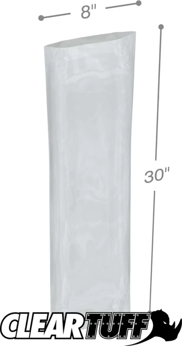 8 x 30 4 mil Poly Bags 8 x 30 4 mil Poly Bags