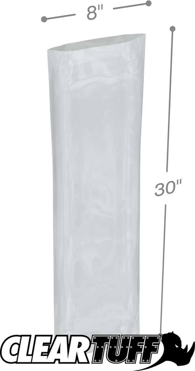 8 x 30 4 mil Poly Bags