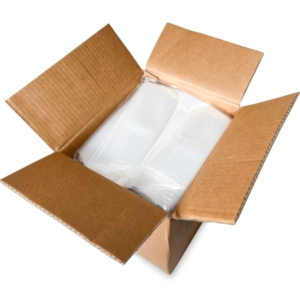 8 x 4 x 18 1.5 Mil Gusseted Poly Bags Case Case of 8 x 4 x 18 .0015 Plastic Gusseted Bags