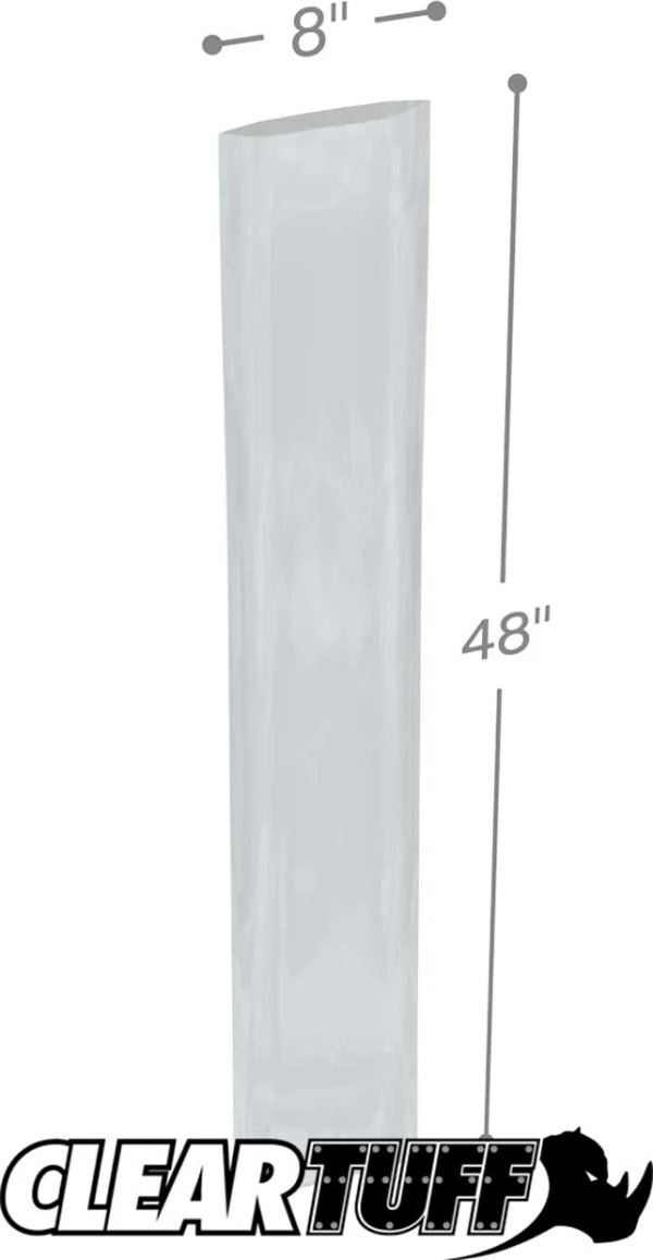 8 x 48 2 mil Poly Bags 8 x 48 2 mil Poly Bags