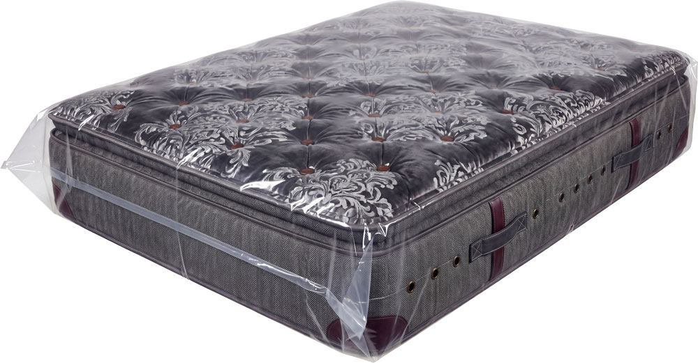 82 x 15 x 100 3 Mil, Gusseted Plastic King Pillow Top Mattress Bags