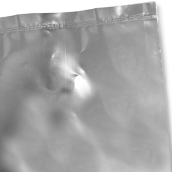 Close up of 8 x 10 2 Mil Flat Poly Bags Bottom Seal