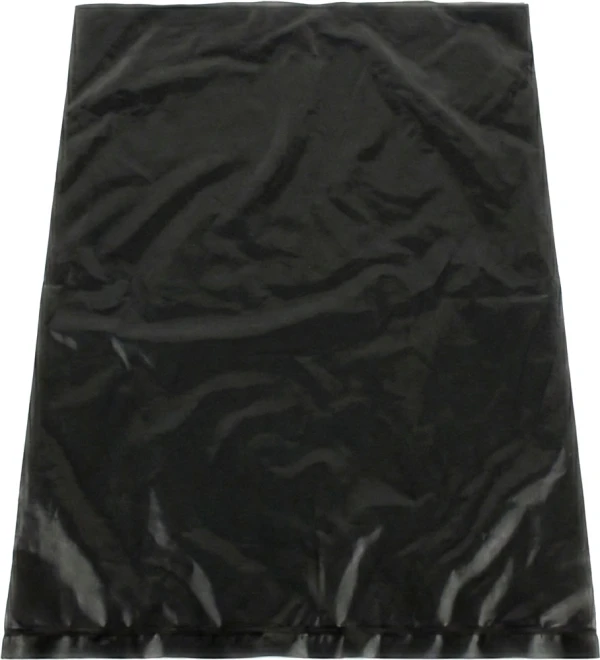 8 x 10 2 Mil Black Poly Bags 8 in. x 10 in. Black Flat Poly Bags