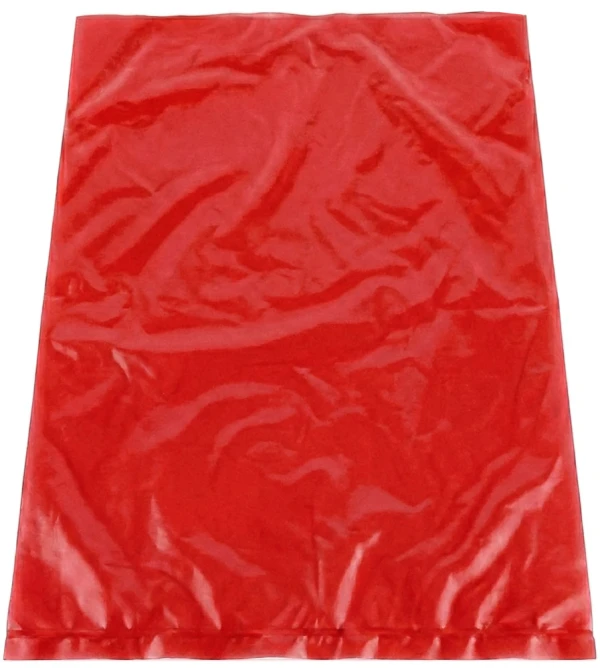 8 x 10 2 Mil Red Poly Bags 8 in. x 10 in. Red Flat Poly Bags