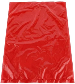 8" x 10" 2 Mil Red Poly Bags