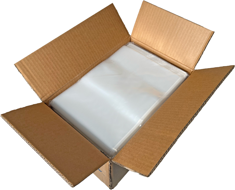 2 Mil 8 x 24 Poly Bags Case