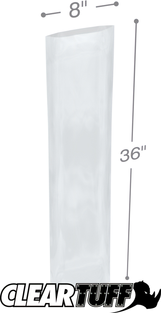 8 x 36 2 mil Poly Bags