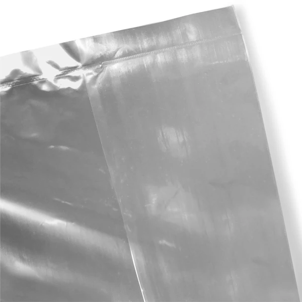 8 x 3 x 15 0.75 mil Utility Bags Bottom Seal Close up of 8 x 3 x 15 0.75 mil Utility Bags Bottom Seal