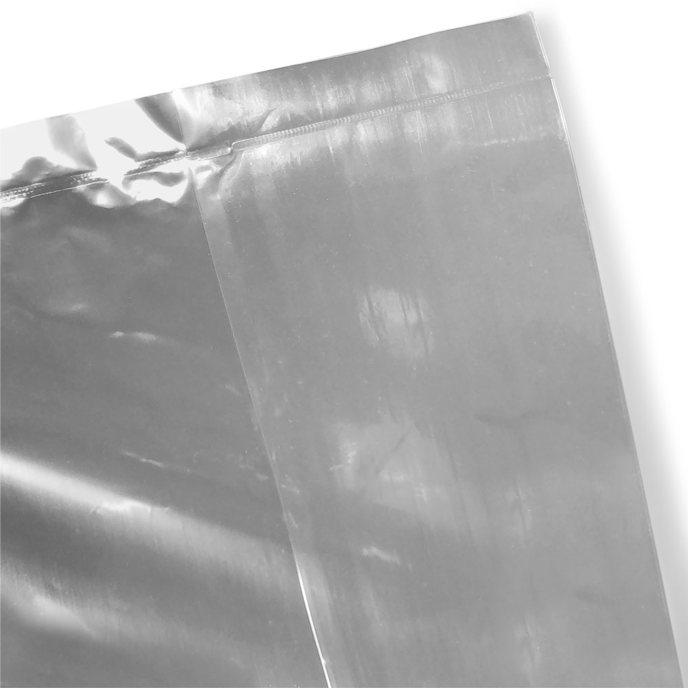Close up of 8 x 3 x 15 0.75 mil Utility Bags Bottom Seal