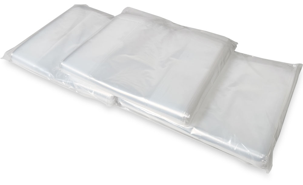 Inner Packs of 8 x 4 x 15 .001 Plastic Gusseted Bags