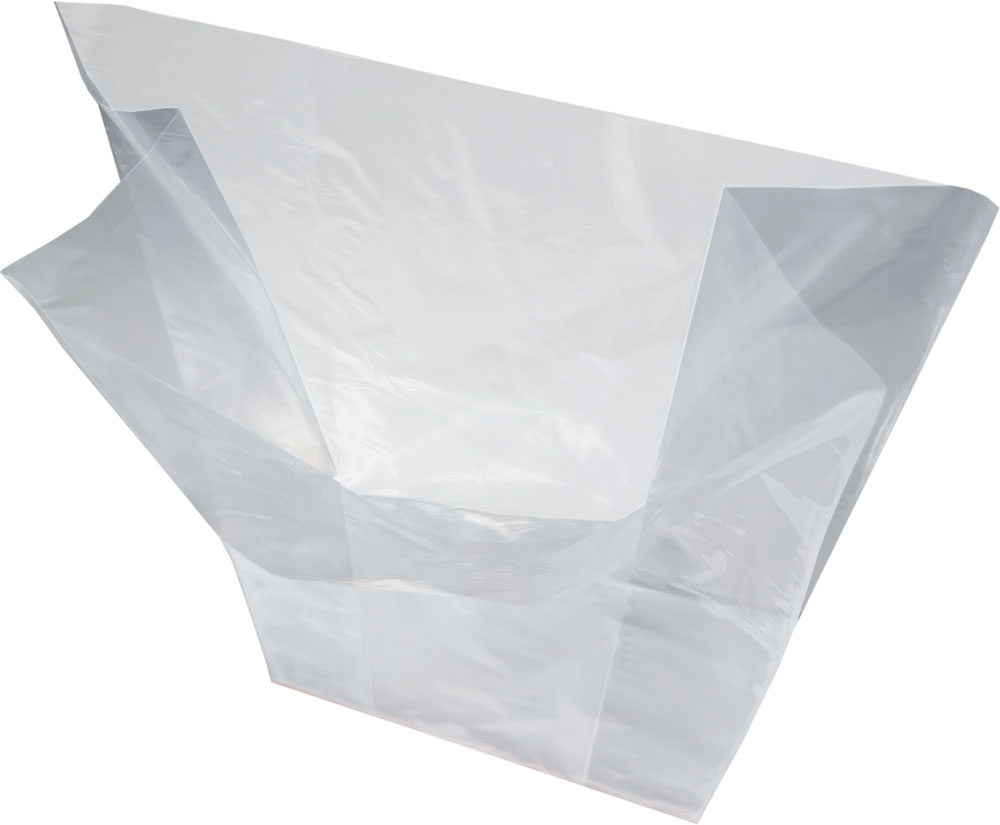 Open Top and Side Gusset of 8 x 4 x 15 .001 Plastic Gusseted Bags