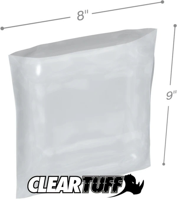 8 x 9 2 mil Poly Bags 8 x 9 2 mil Poly Bags