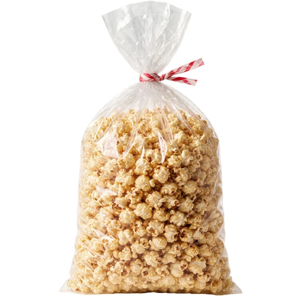 9 x 24 1.5 Mil Flat Kettle Corn Poly Bags 1.5 Mil 9 x 24 Kettle Corn Poly Bags
