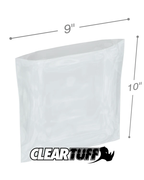 9 x 0 4 mil Poly Bags