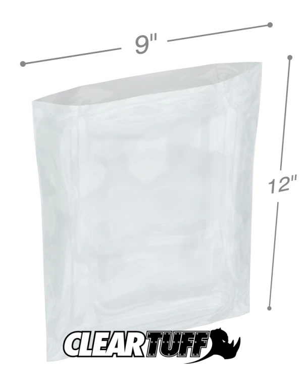 9 x 12 1.5 mil Poly Bags 9 x 12 1.5 mil Poly Bags